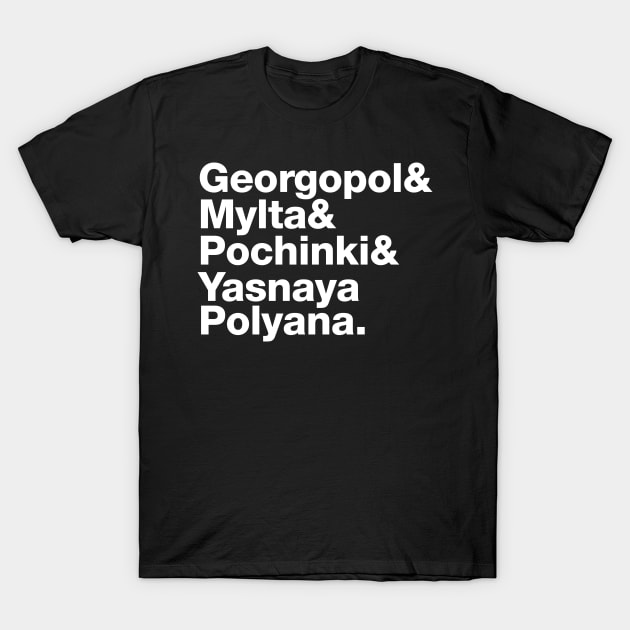 PUBG CITIES T-Shirt by BrayInk